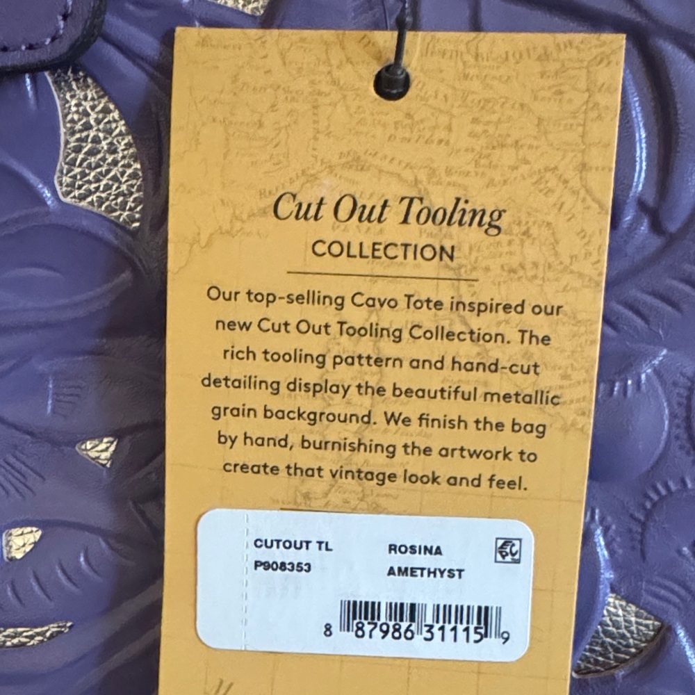 Purple Floral Women Bag - Picture 2 of 8